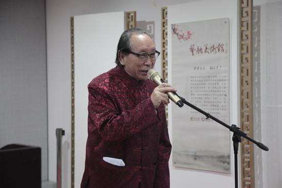 京华蓝天书画院常务副院长、参展艺术家   石磊致辞