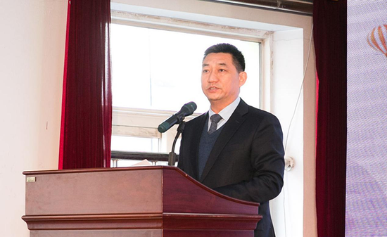 中国儿童少年基金会项目对外联络部主任王向农在启动仪式发言